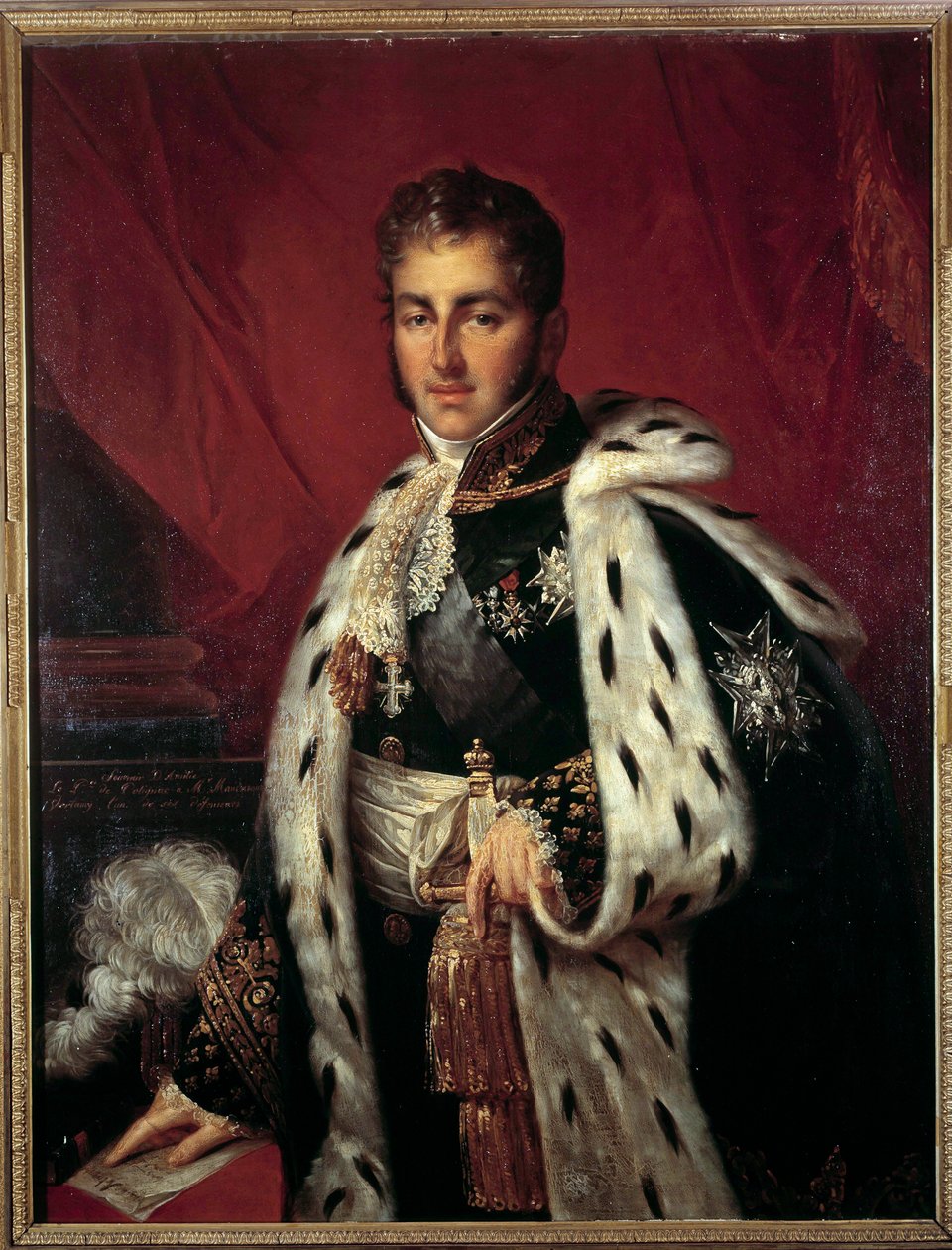 儒勒-奥古斯特-阿尔芒-玛丽，波利尼亚克亲王（1780-1847）的肖像，理事会主席 19世纪的匿名画作。私人收藏 作者 匿名匿名