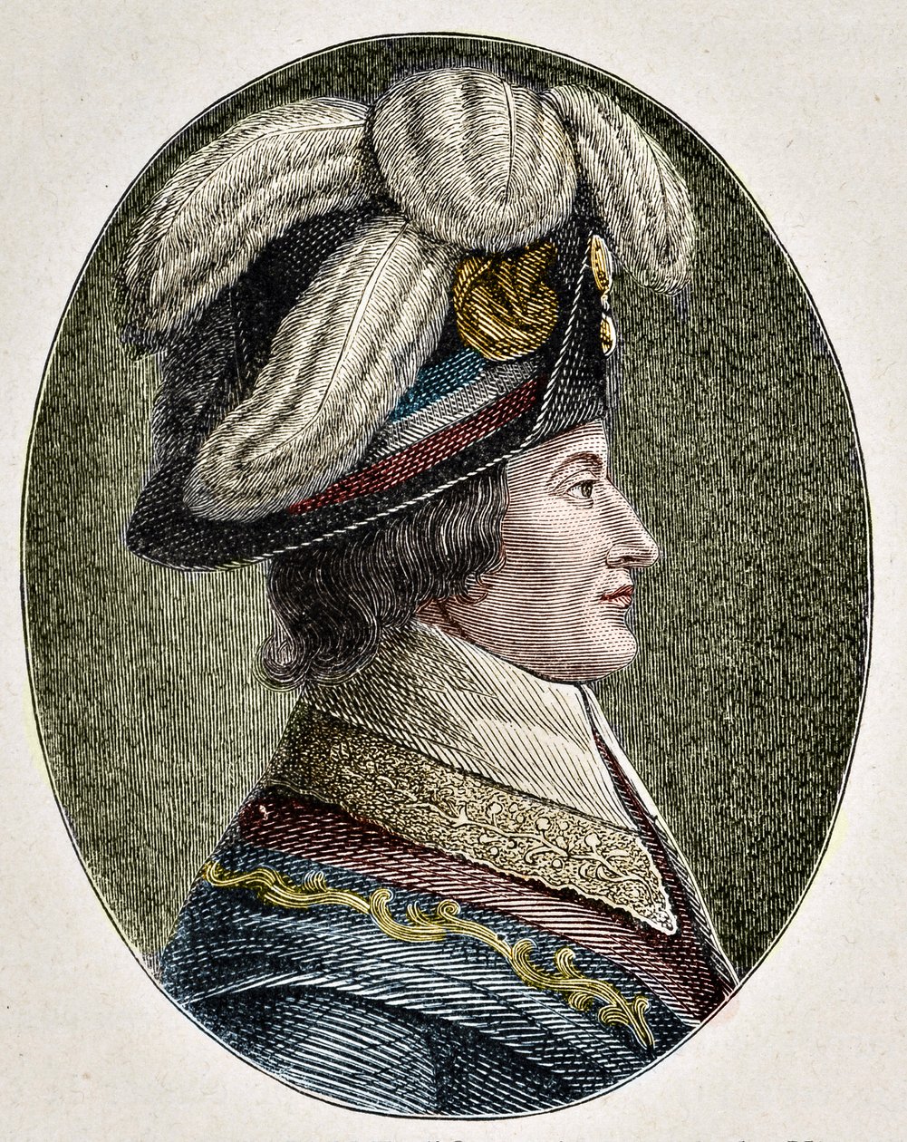 拉撒路-尼古拉-马格丽特-卡诺（1753-1823）的画像，法国政治家。 作者 匿名匿名