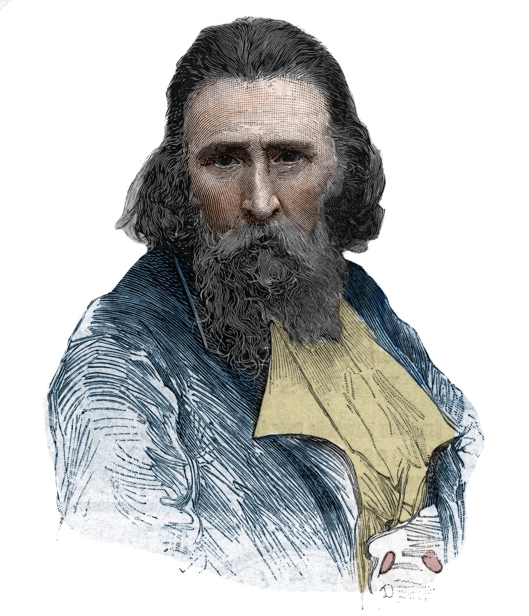 Portrait of Leon Cladel (1835-1892), French man of letters. 作者 匿名匿名