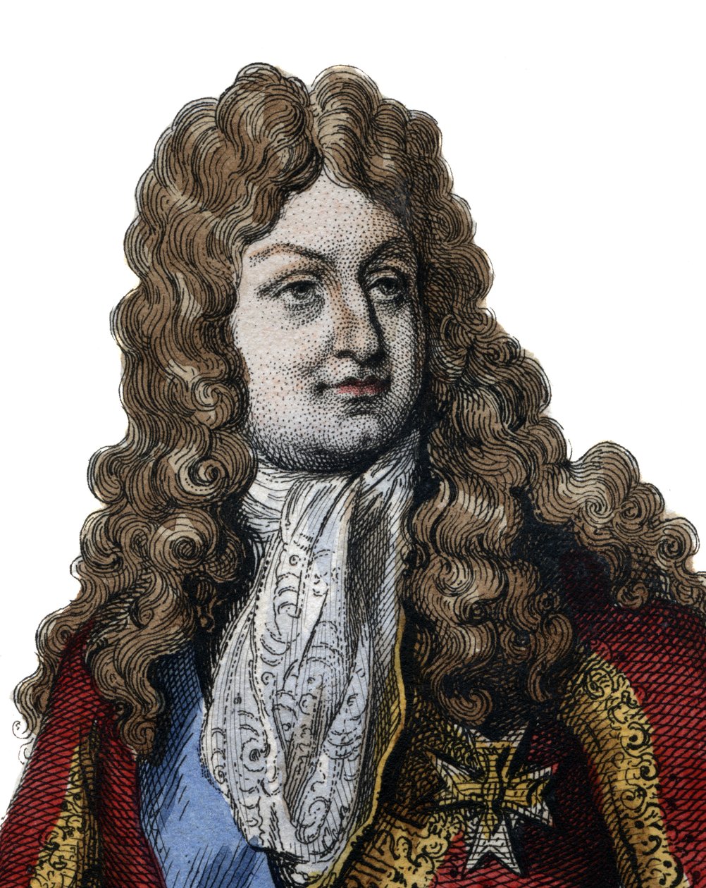 奥尔良公爵菲利普二世（1674-1723）的肖像，法国王室成员，1715-1723年摄政王。 作者 匿名匿名