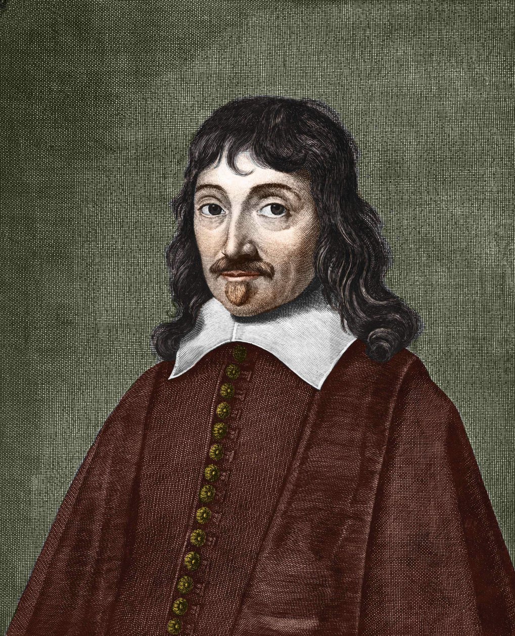 Portrait of René Descartes. 1596-1650 作者 匿名匿名
