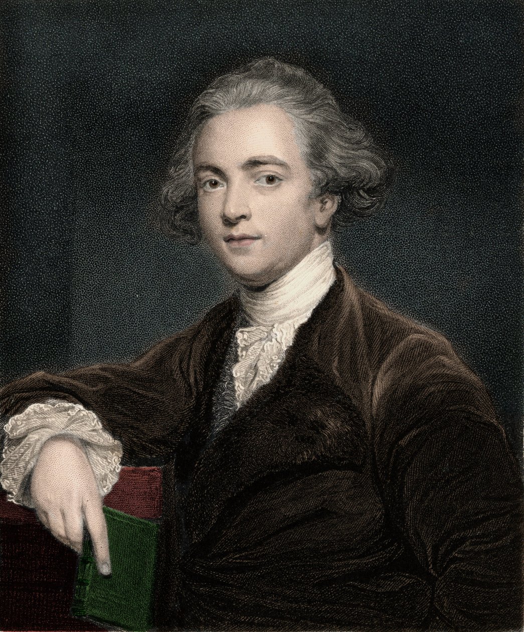 英国语言学家威廉-琼斯爵士（1746-1794）的肖像 - 威廉-琼斯爵士 1746-1794 - 英国语言学家 作者 匿名匿名