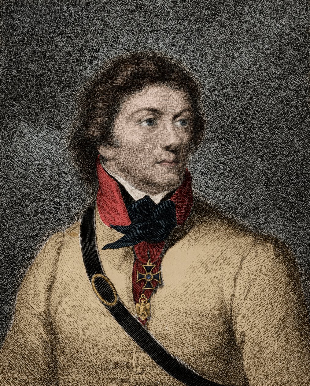 塔德乌斯（Tadeusz）-科修斯科（Kosciuszko）的画像，波兰士兵（1746-1817）。 作者 匿名匿名