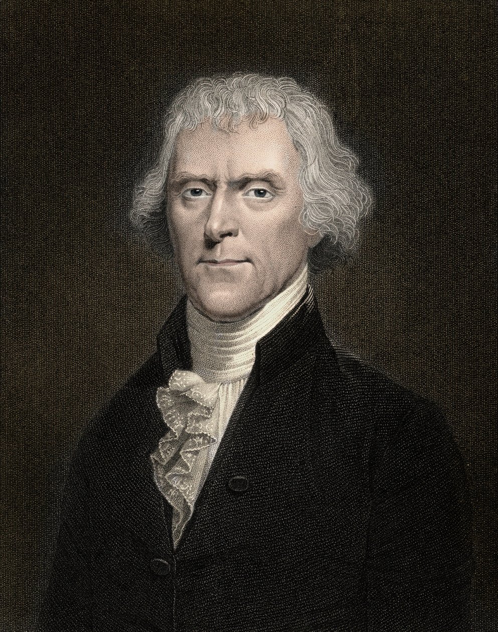 Portrait of Thomas Jefferson (1743-1826) President of the United States from 1801 to 1809 - Thomas Jefferson (1743-1826), 3rd President of the USA 作者 匿名匿名