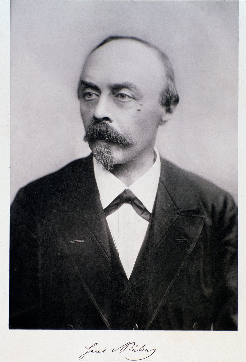 Portrait of german director and pianist Hans von Bulow (b/w photo 作者 匿名匿名