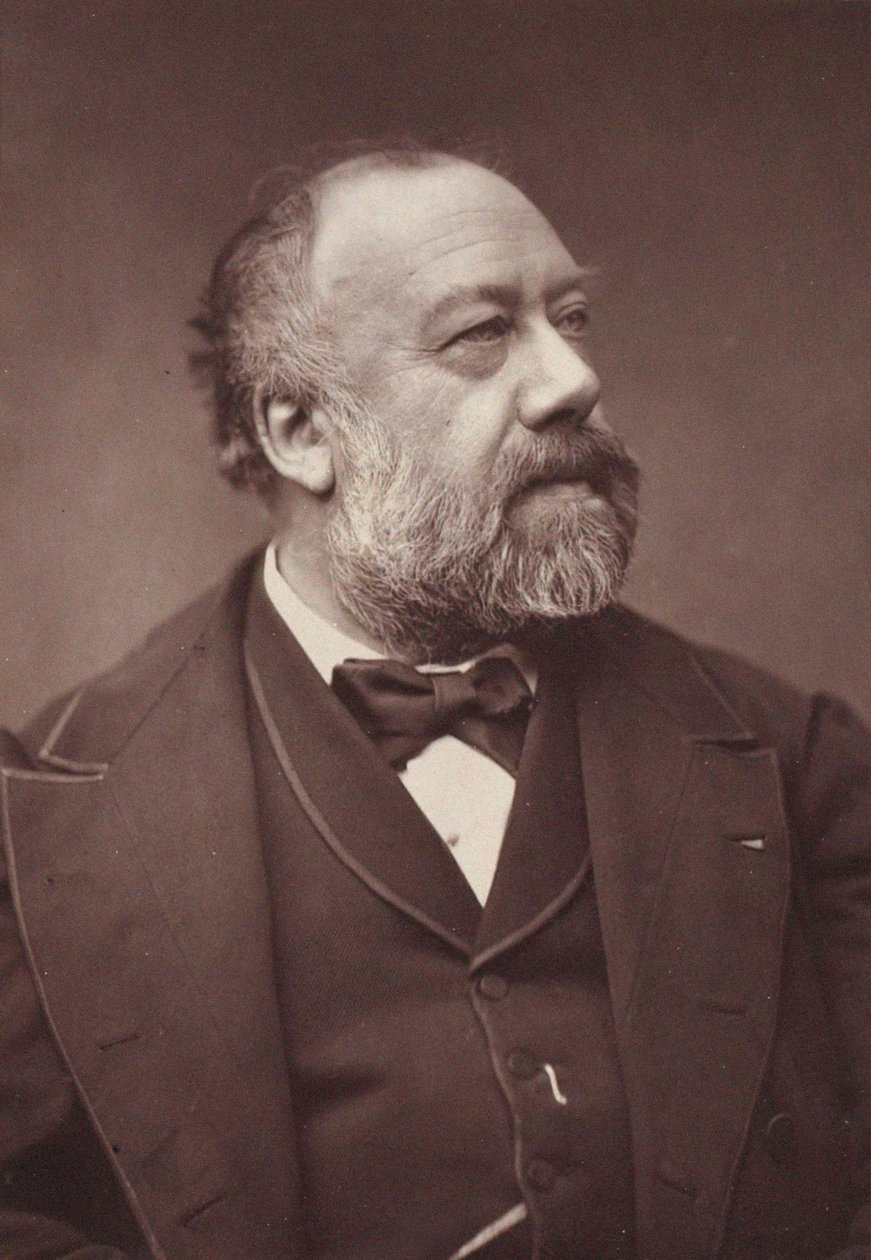 Portrait of the Chansonnier Gustave Nadaud (1820-1893), Anonymous . Albumin Photo. Private Collection 作者 匿名匿名