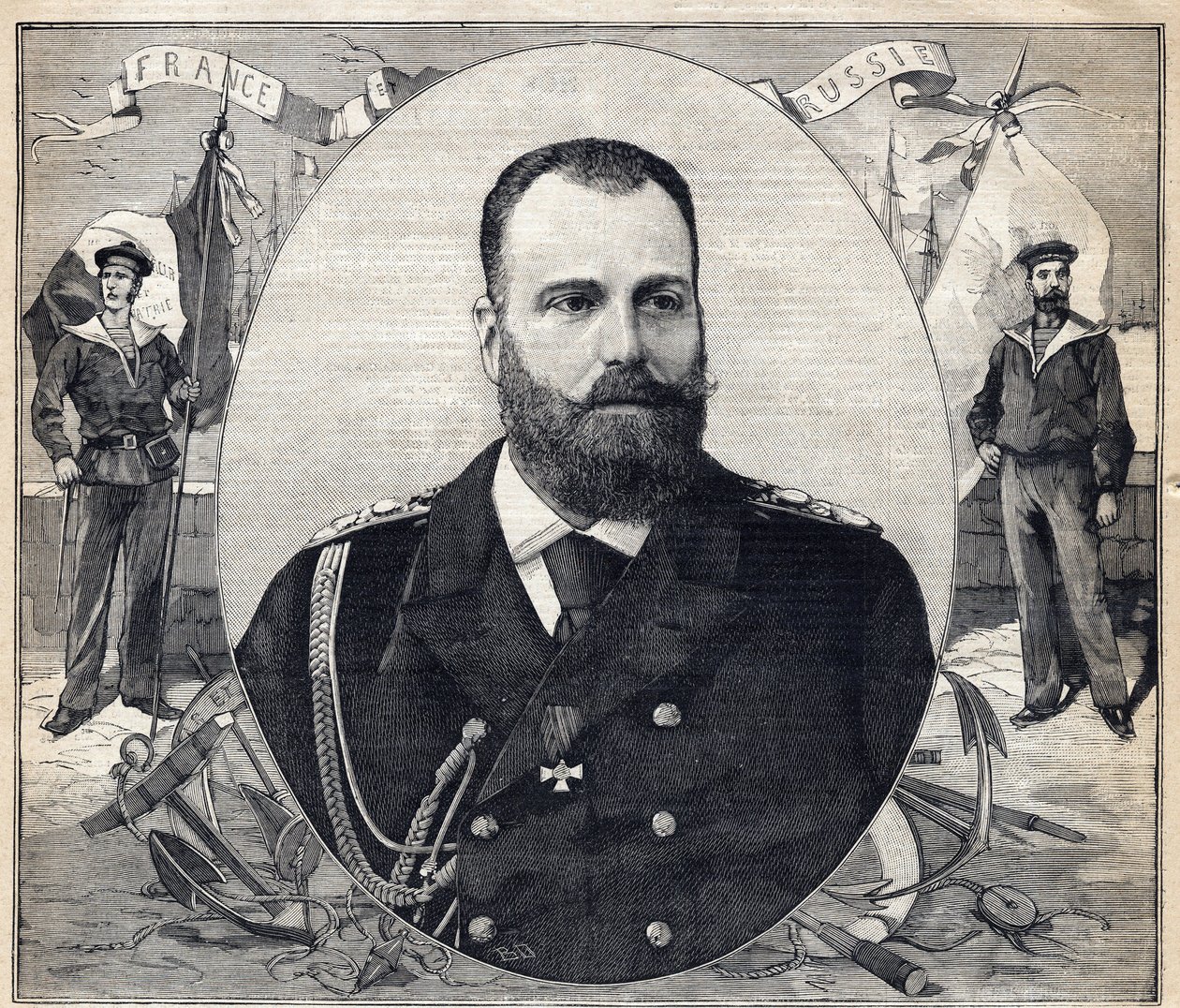大公（Grand Duke）亚历山德罗维奇（Aleksei Aleksandrovich Romanov）的画像 作者 匿名匿名