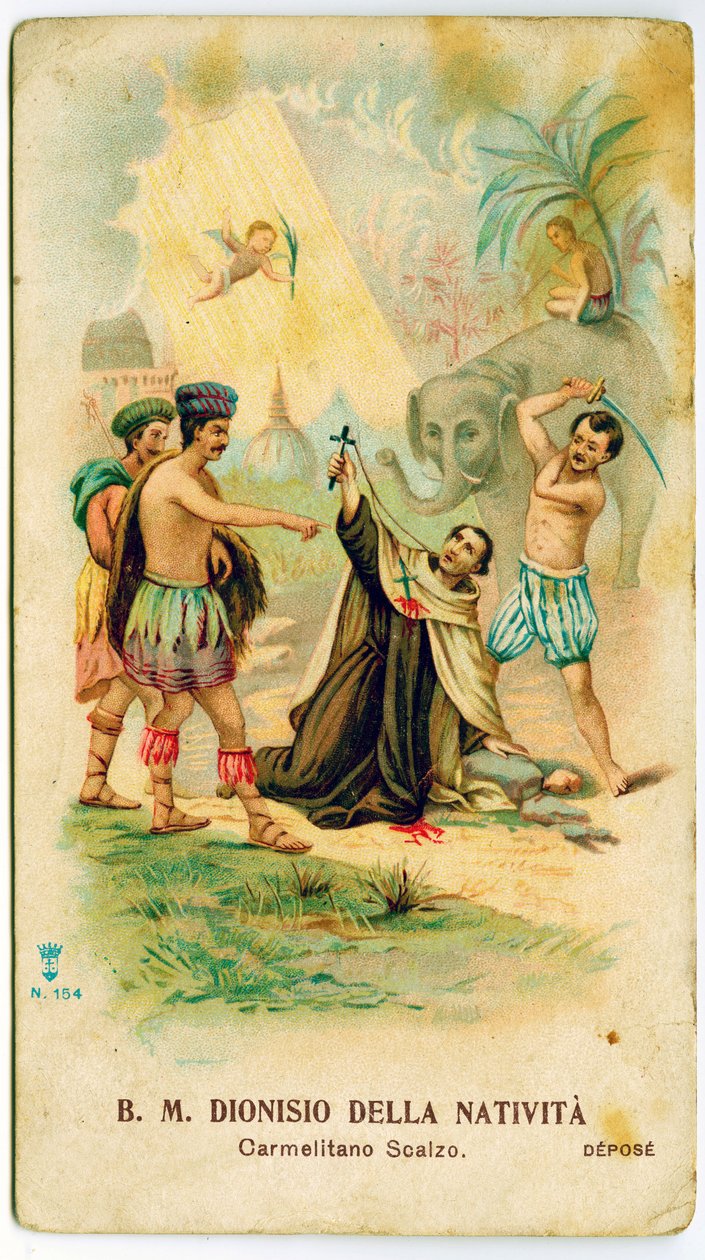 诞生的圣丹尼斯 (祝福彼得 Berthelot) (雕刻 作者 匿名匿名