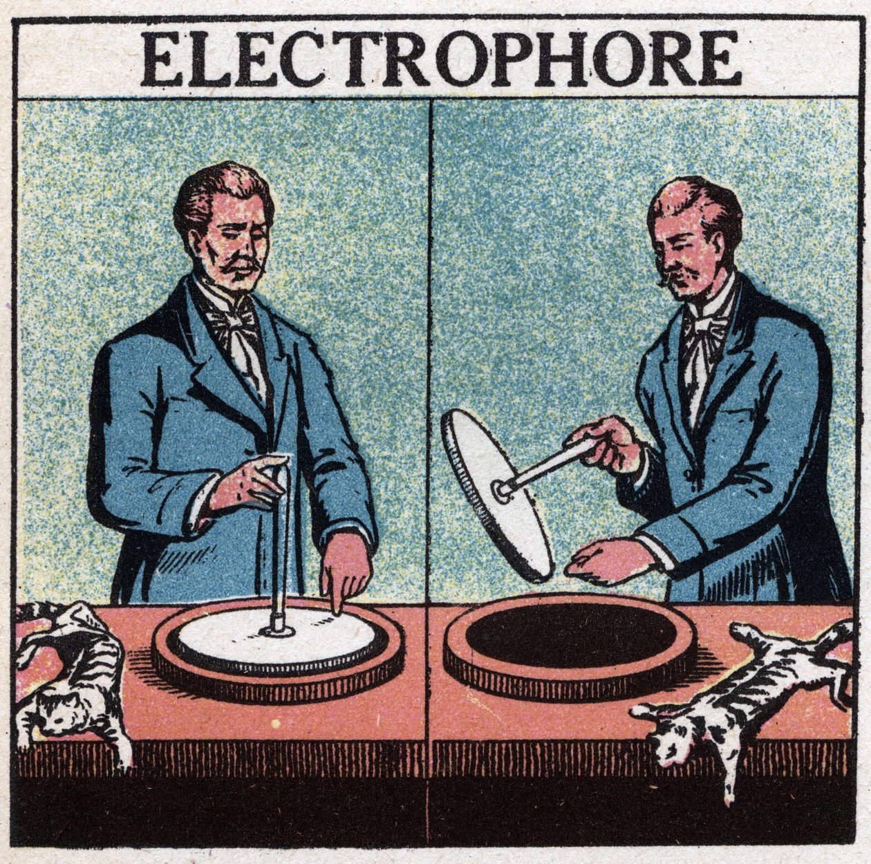 静止的机器：Electrophoreus。1925年的匿名插图。私人收藏。 作者 匿名匿名