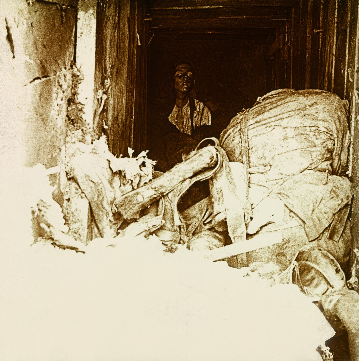 关于第一次世界大战的立体玻璃板（1号，Iere 作者 匿名匿名