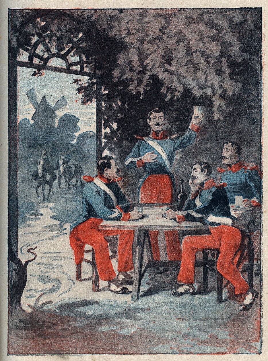 拉罗谢尔的四人组（Jean Francois Bories (1795-1822), Jean Joseph Pommier (1796-1822), Marius Claude Raoulx (1797-1822)）和Charles Goubin（1798-1822）在复辟时期被指控想要推翻君主制和1822年上断头台 作者 匿名匿名