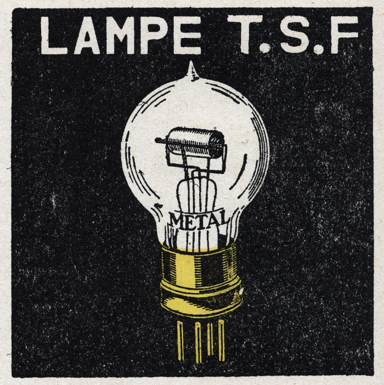 T.S.F.: T.S.F.灯 1925年的匿名插图。私人收藏。 作者 匿名匿名