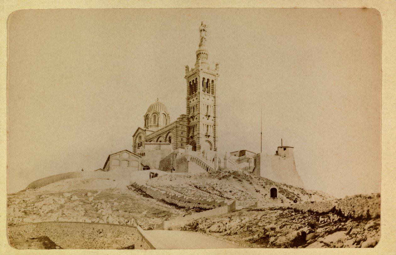 1885 年 -1890 年左右的马赛市及其周边地区：巴黎圣母院，私人收藏 作者 匿名匿名