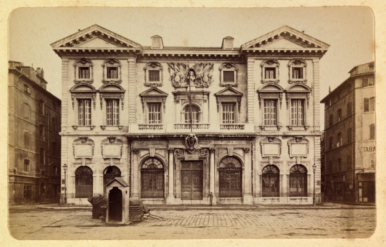 1885-1890年左右的马赛市及其周边地区：市政厅，私人收藏 作者 匿名匿名