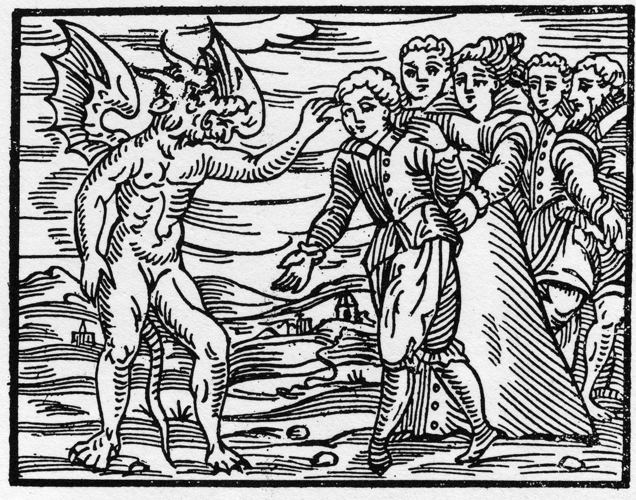 魔爪的印记--"Compendium Maleficarum"，涉及女巫、她们的邪恶和她们的财团，作者Francesco Maria Guazzo或Guaccio或Guaccius (15?-16?)1608年私人收藏 作者 匿名匿名