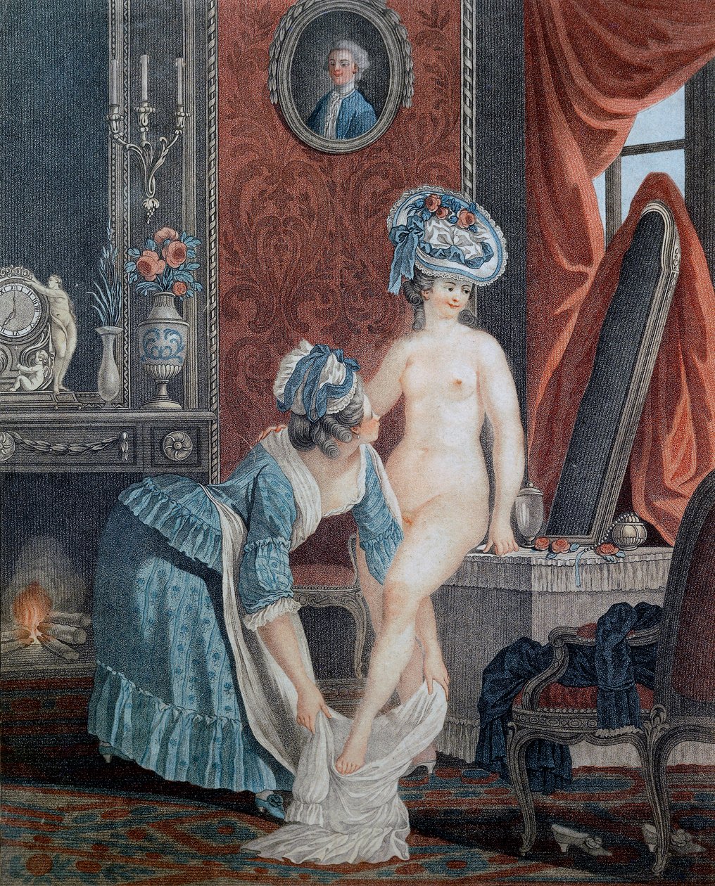 The toilet by Louis Marin Bonnet (1736 - 1793). 作者 匿名匿名
