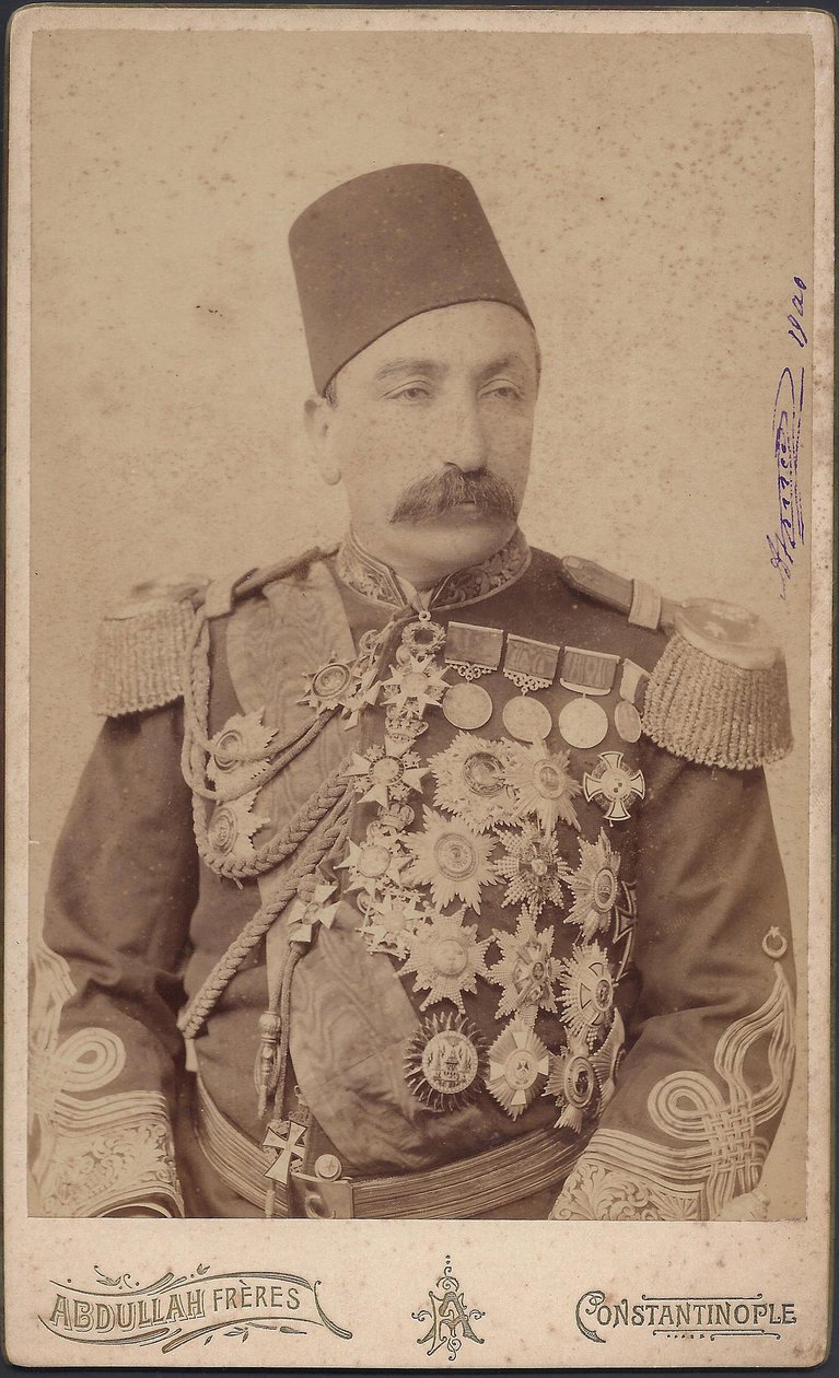 苏丹阿卜杜勒哈米德二世（Abd ul Hamid, Abd-ul-Hamid, Abdulhemit, Abdul Hamid, Abdul-Hamid, Abd al Hamid, Abd al-Hamid）（1842-1918）肖像 - 苏丹阿卜杜勒哈米德二世（1842-1918），奥斯曼帝国的皇帝，忠实的哈里发，匿名。照片 作者 匿名匿名