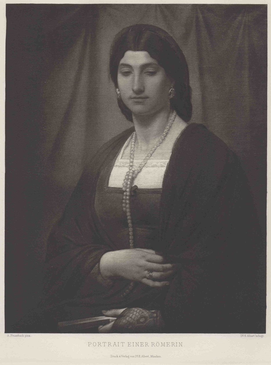 德语: Bildnis einer Römerin (Nanna) Portrait of a Woman Woman (Nanna) 作者 安塞姆·费尔巴哈