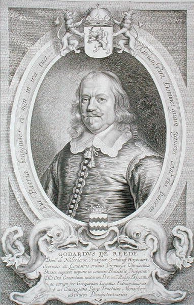 Godart van Reede (1588-1648)，出自《画中人肖像》，由Cornelis Galle雕刻，1706年出版（雕刻）。 作者 Anselmus van（之后）Hulle