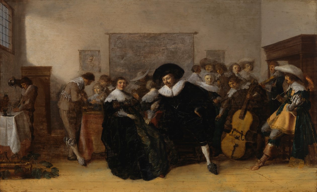 音乐公司，1632年。 作者 安东尼奥·帕拉梅德斯（Anthonie Palamedesz）