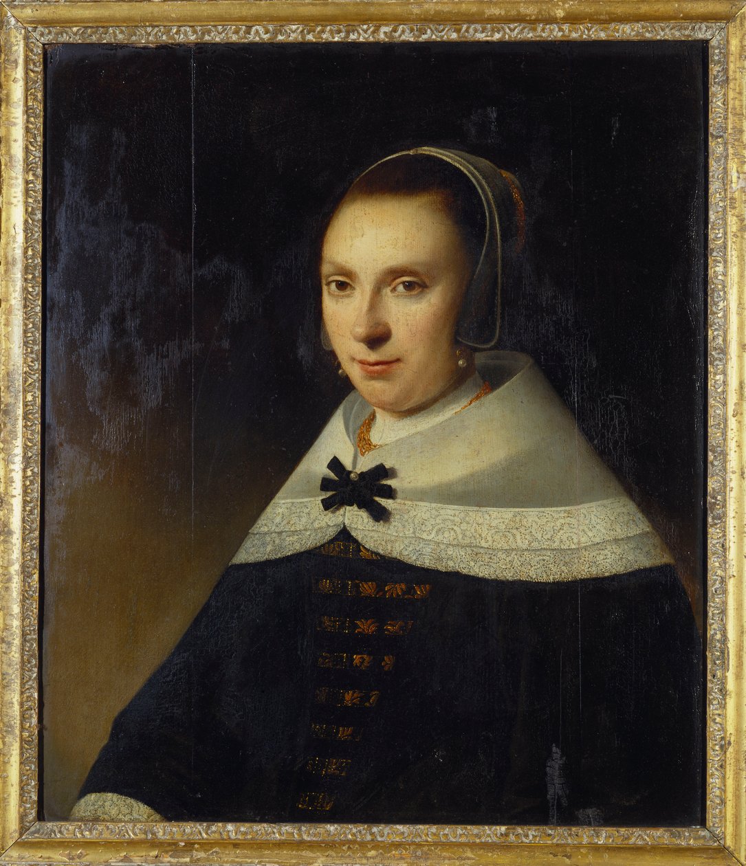 一位年轻女子的画像，1654年 作者 安东尼奥·帕拉梅德斯（Anthonie Palamedesz）