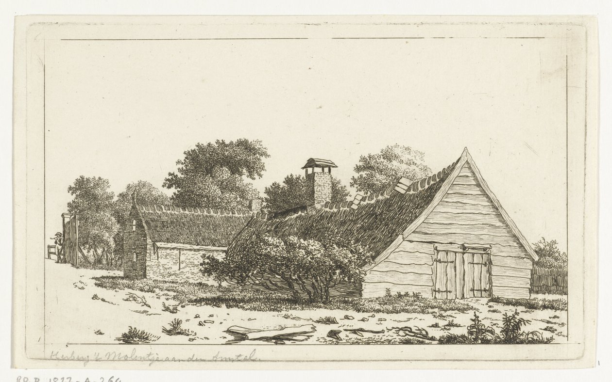 Herberg het Molentje aan de Amstel（标题见实物） 作者 安东尼·范登博斯