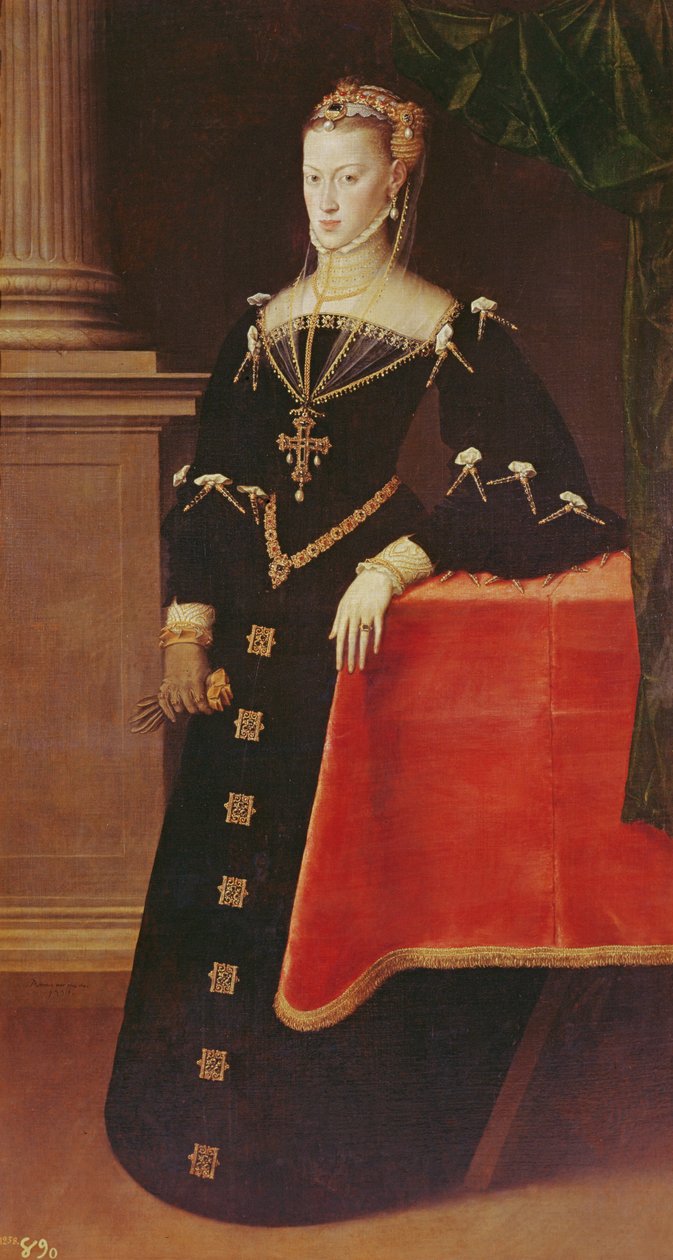 Archduchess Maria of Austria，1551（另见498705） 作者 安东尼·范·达索斯特·莫尔