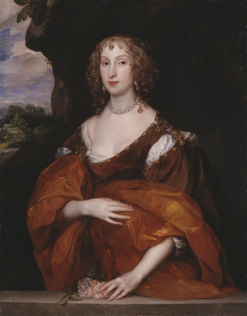 Mary Hill，Lady Killigrew的肖像 作者 安东尼·范·戴克