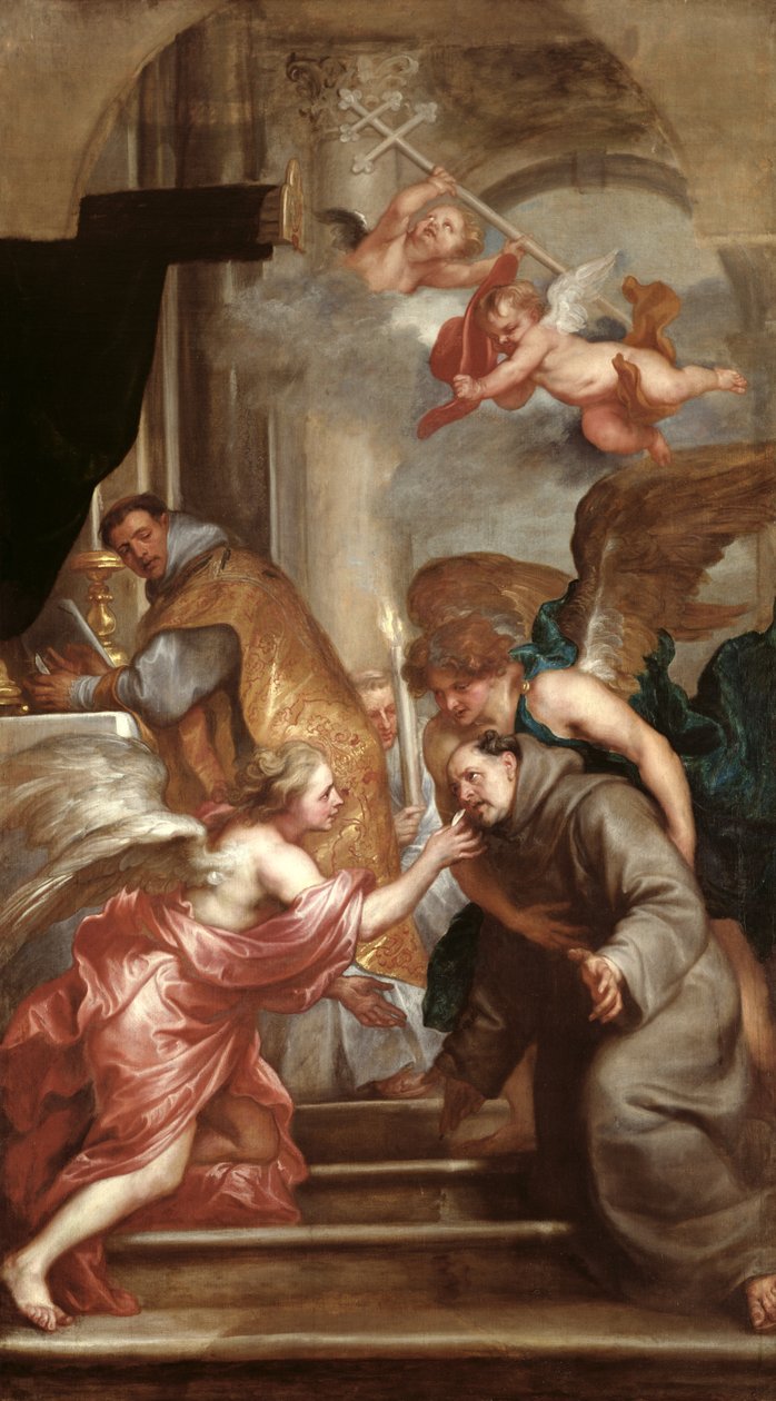 St. Bonaventure圣餐（1221-74） 作者 安东尼·范·戴克