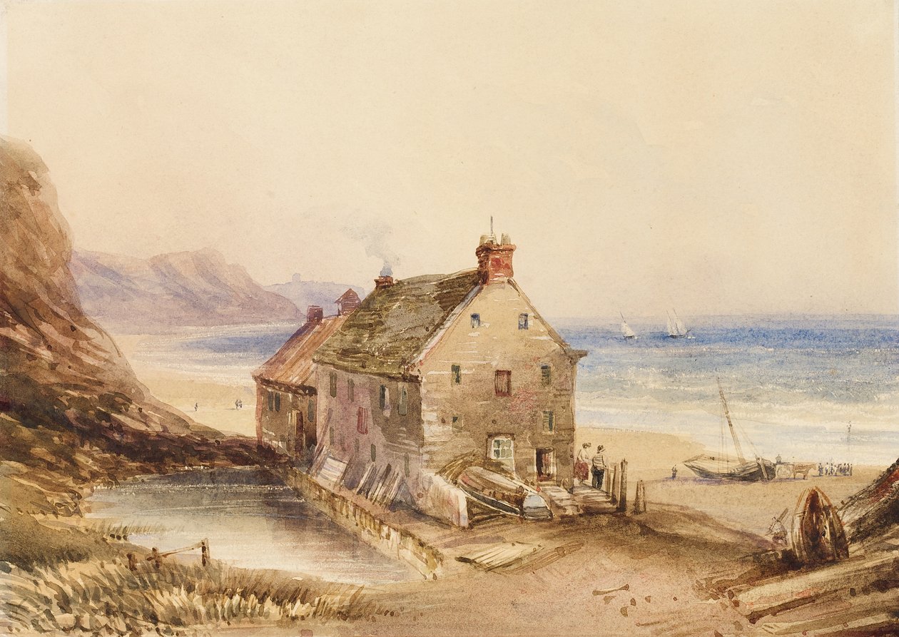 Cayborough附近的Cayton Cliff Mill 作者 安东尼·范迪克·科普利·菲尔丁