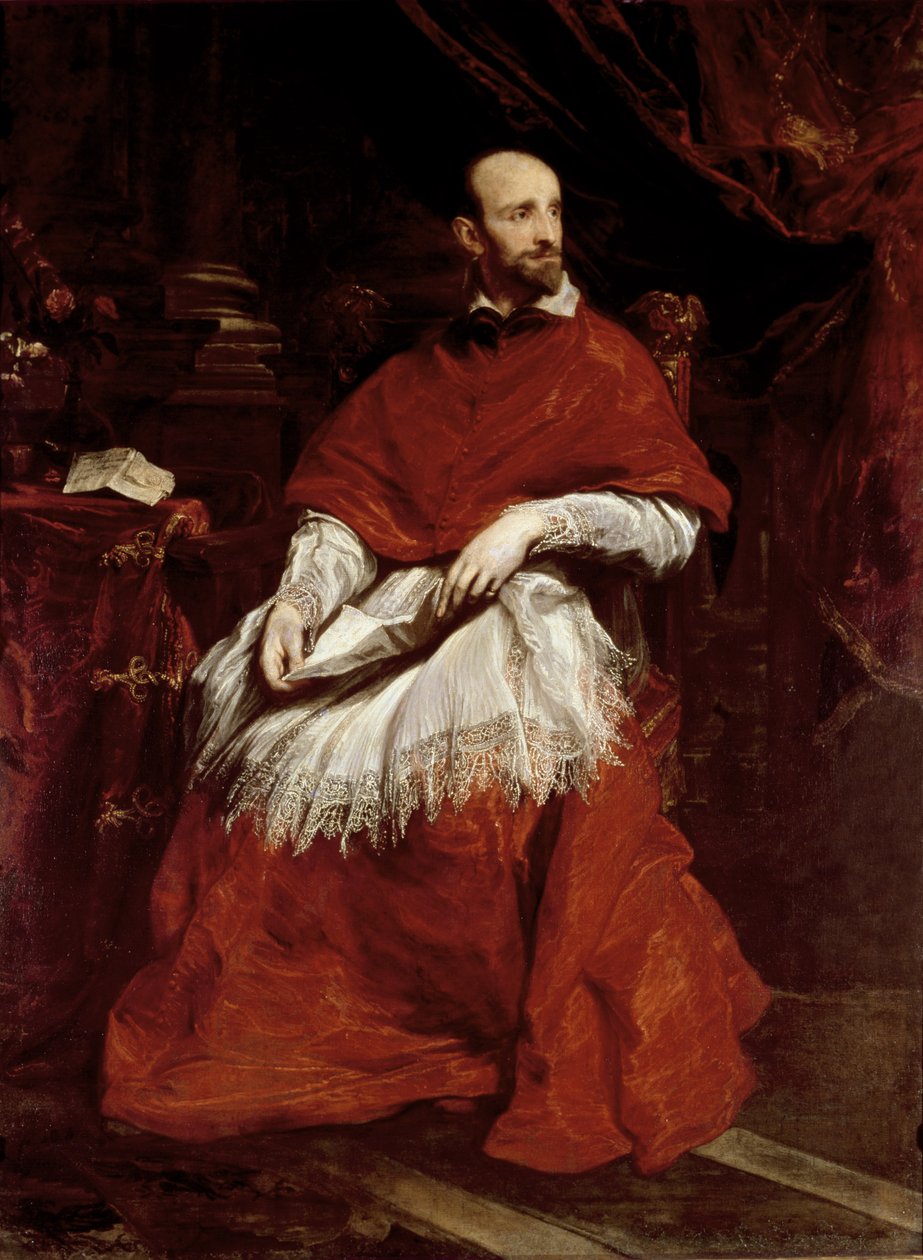 红衣主教Guido Bentivoglio（1579-1644） 作者 安东尼·范·戴克
