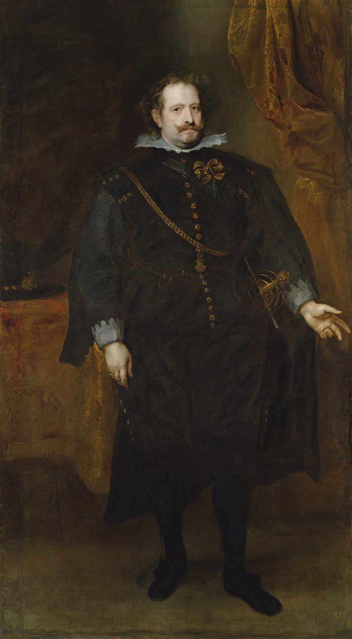Diego Felipe de Guzman，Leganes侯爵，1634年 作者 安东尼·范·戴克
