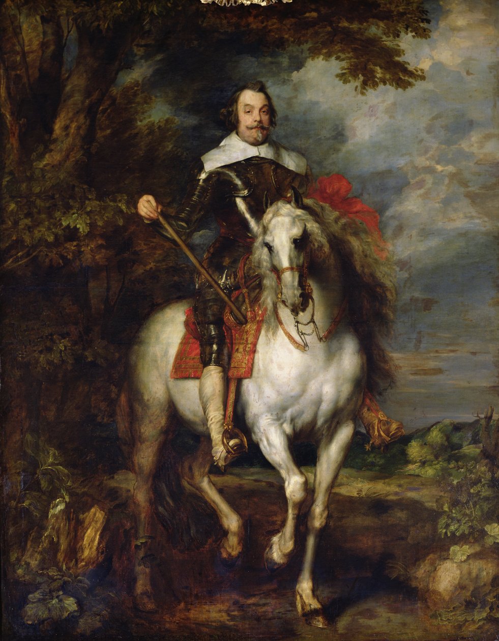 Don Francisco de Moncada的马术肖像（1586-1635） 作者 安东尼·范·戴克
