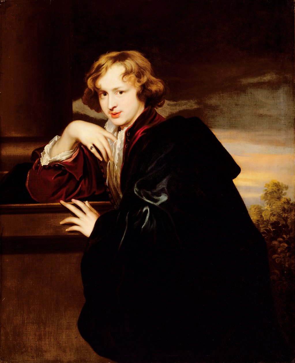 Anthony van Dyck爵士的肖像（1599-1641） 作者 安东尼·范·戴克