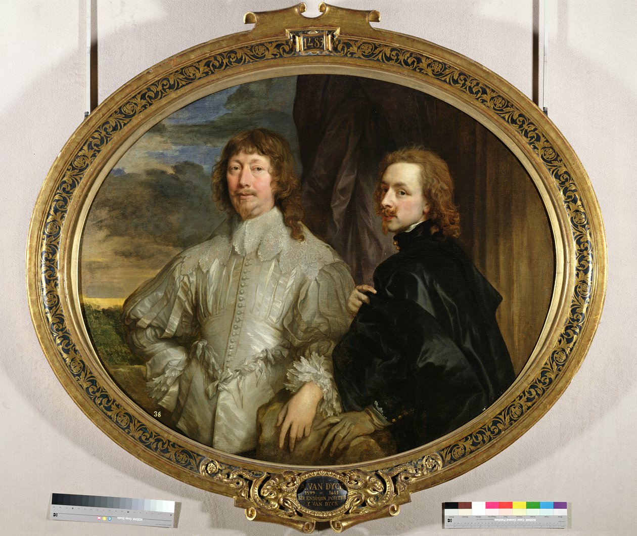 Sir Endymion Porter（1587-1649）和艺术家，c.1635 作者 安东尼·范·戴克