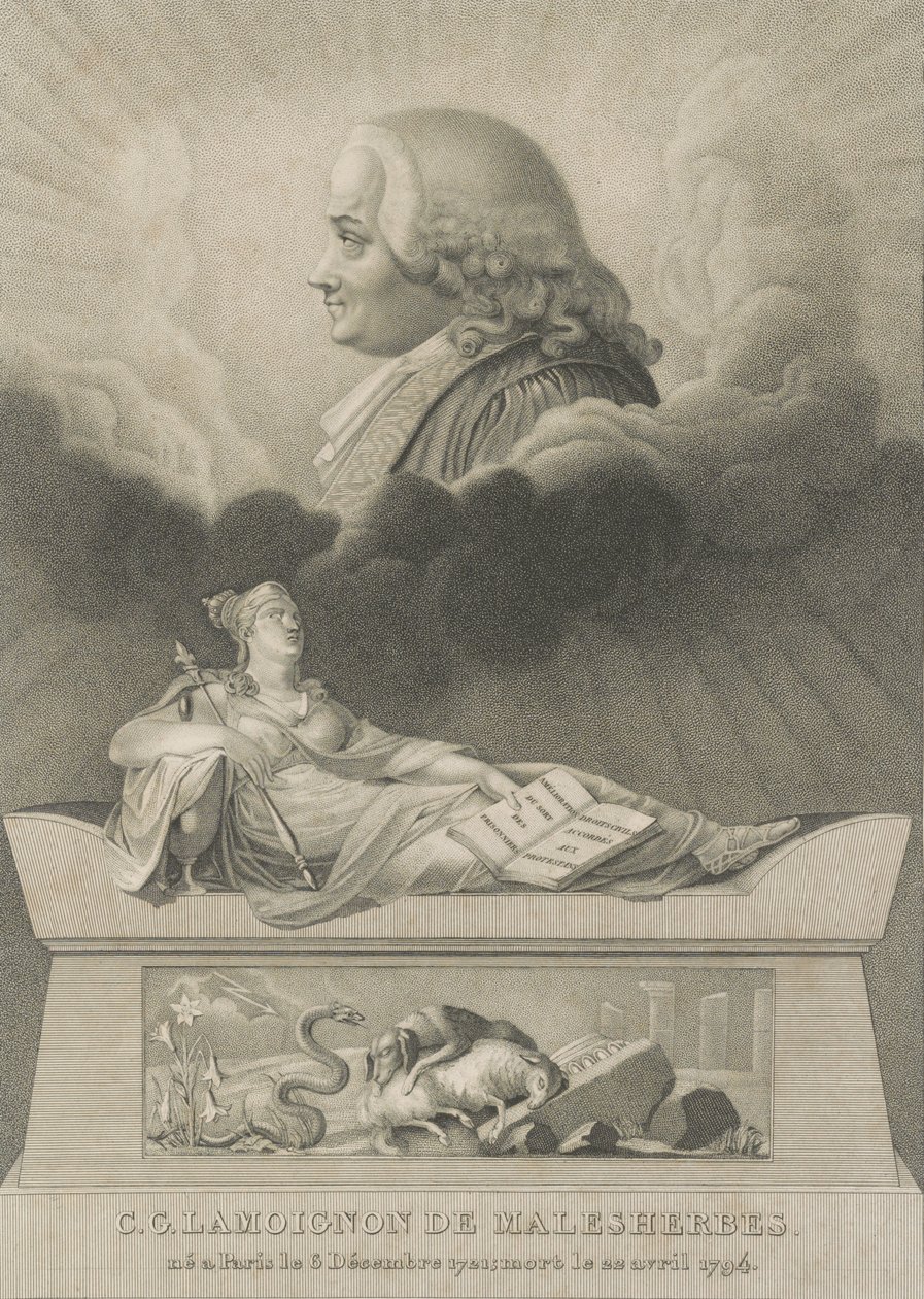Christian Guillaume de Lamoignon de Malesherbes，1798年 作者 安东尼·卡登