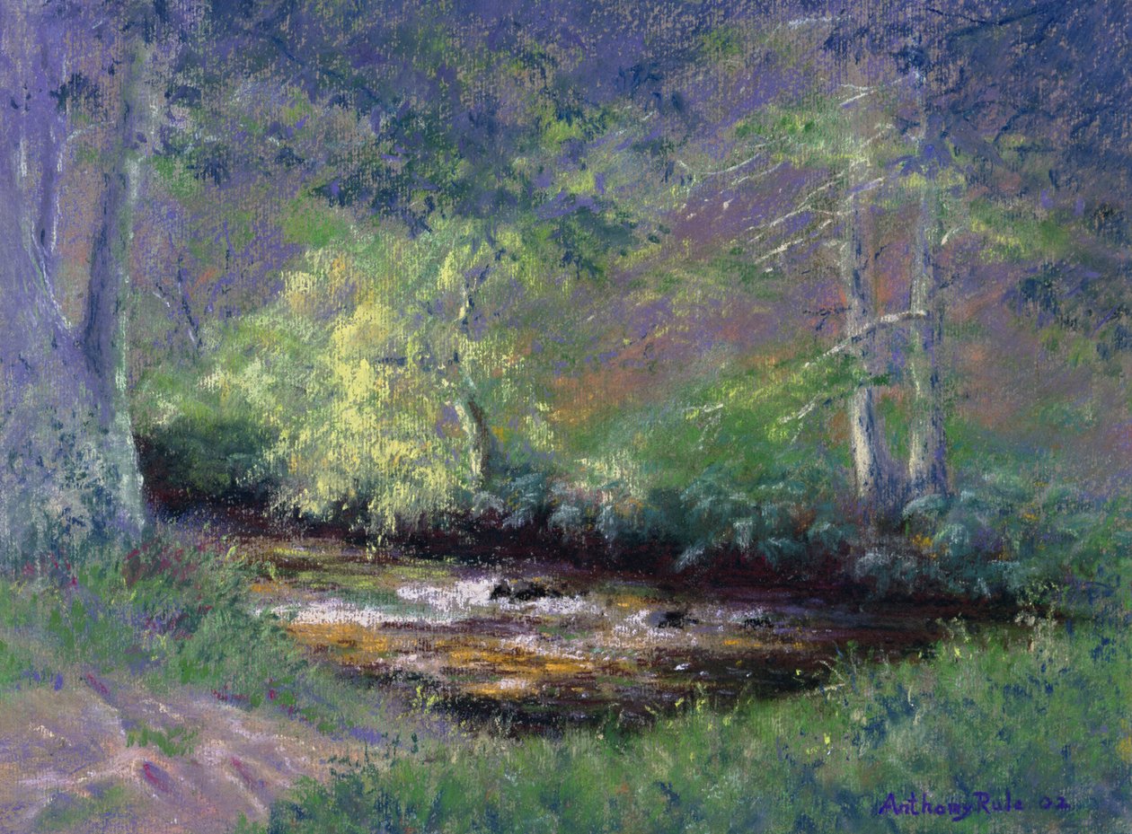 森林溪流，2002年 作者 安东尼·鲁尔