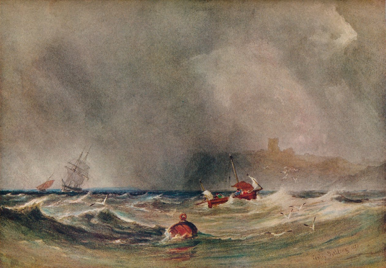 1930年，惠特比（Whitby）暴走，1851年 作者 安东尼·范迪克·科普利·菲尔丁