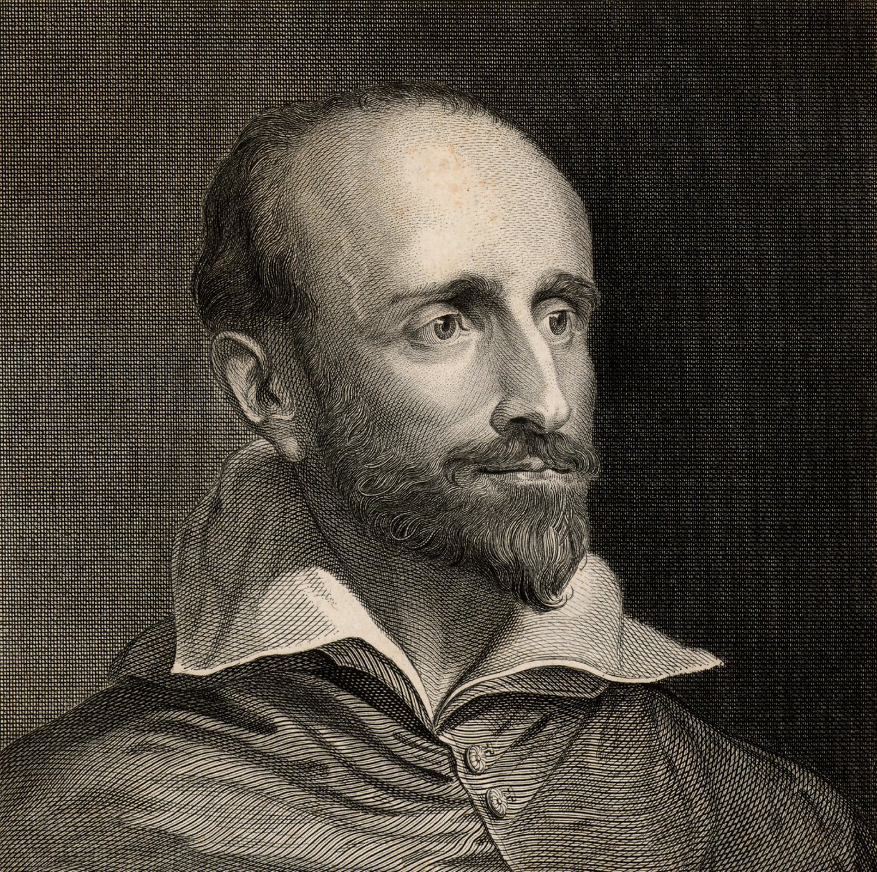 Guido Bentivoglio（1579-1644 年）意大利红衣主教、政治家、外交家和历史学家（雕刻） 作者 安东尼·范（继）戴克