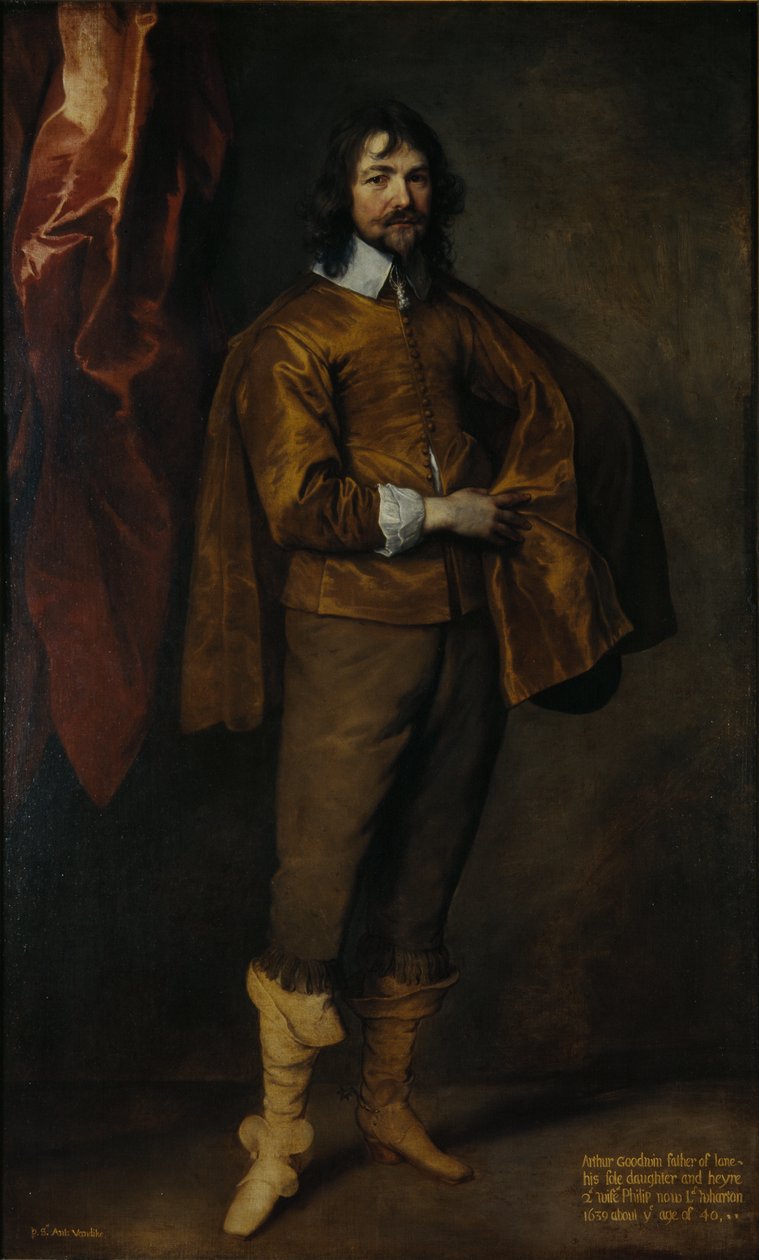 Arthur Goodwin, M.P. （布面油画 作者 安东尼·范·戴克