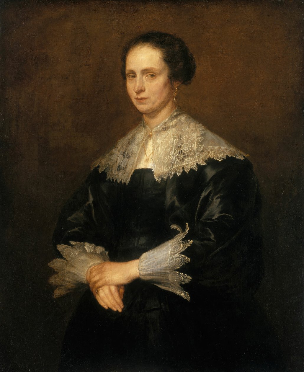 Helena Tromper Du Bois，约1631年。 作者 安东尼·范·戴克