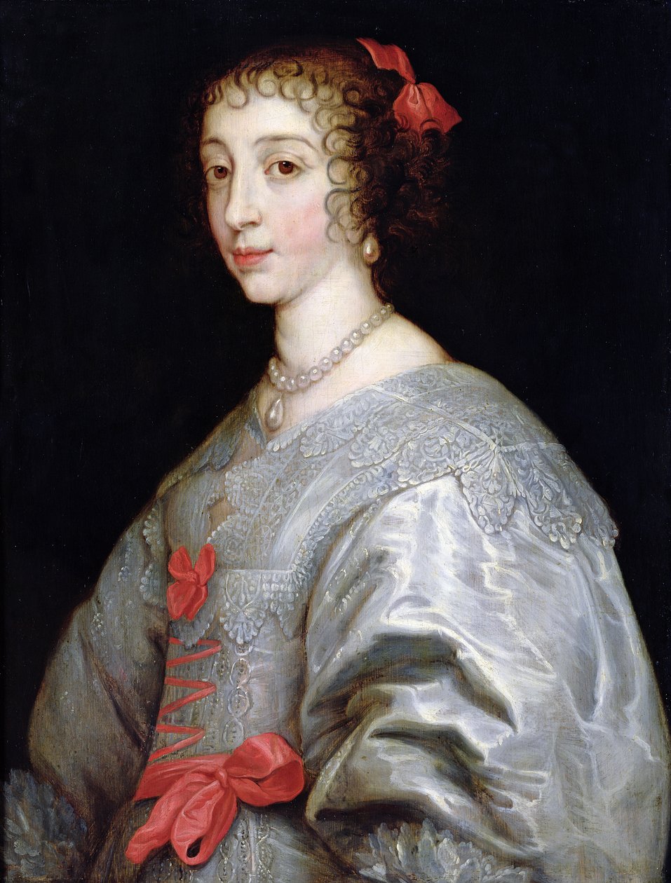 法国的Henrietta-Maria（1609-69） 作者 安东尼·范·戴克