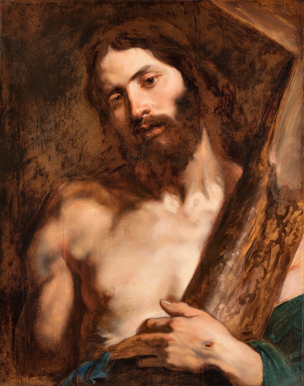 意大利语：cristo portacroce 基督背负十字架 作者 安东尼·范·戴克