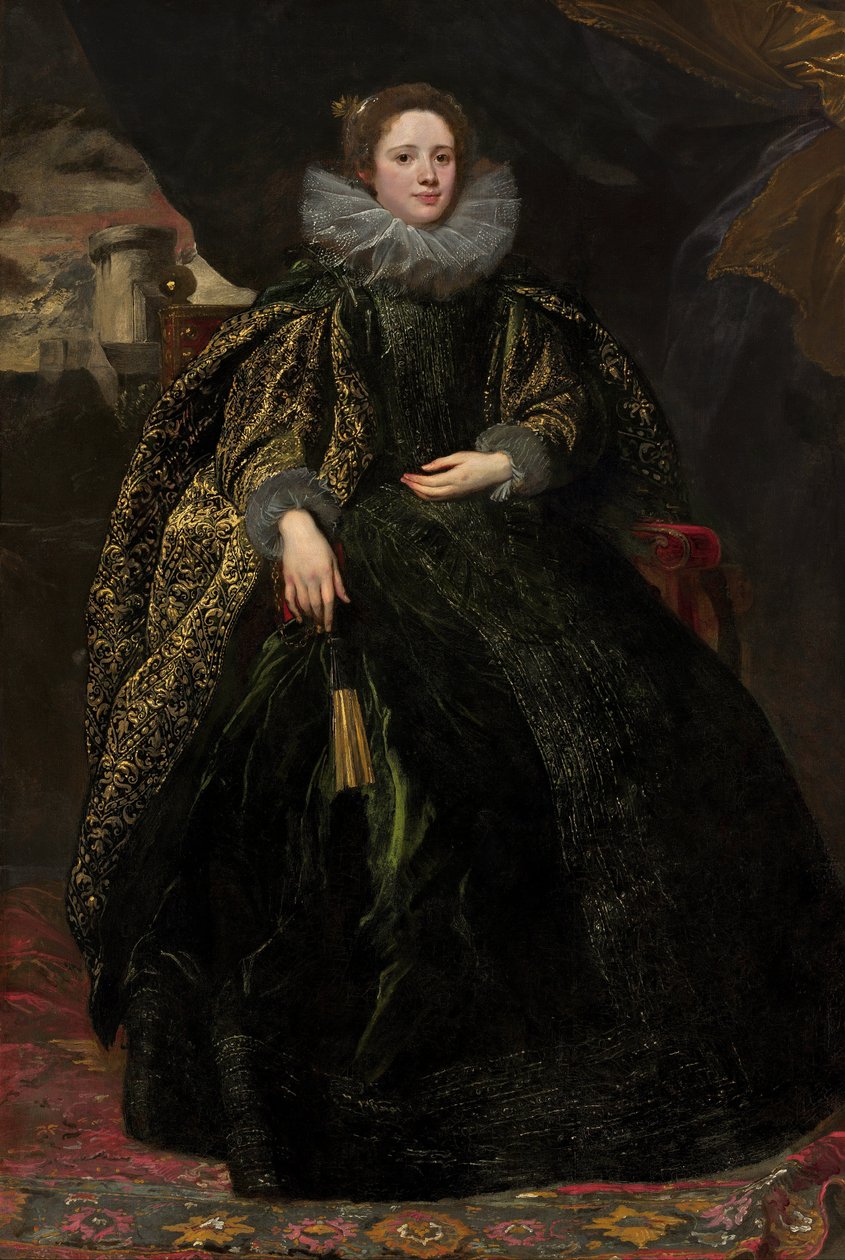马尔凯莎·巴尔比（Marchesa Balbi），约1623年（布面油画） 作者 安东尼·范·戴克