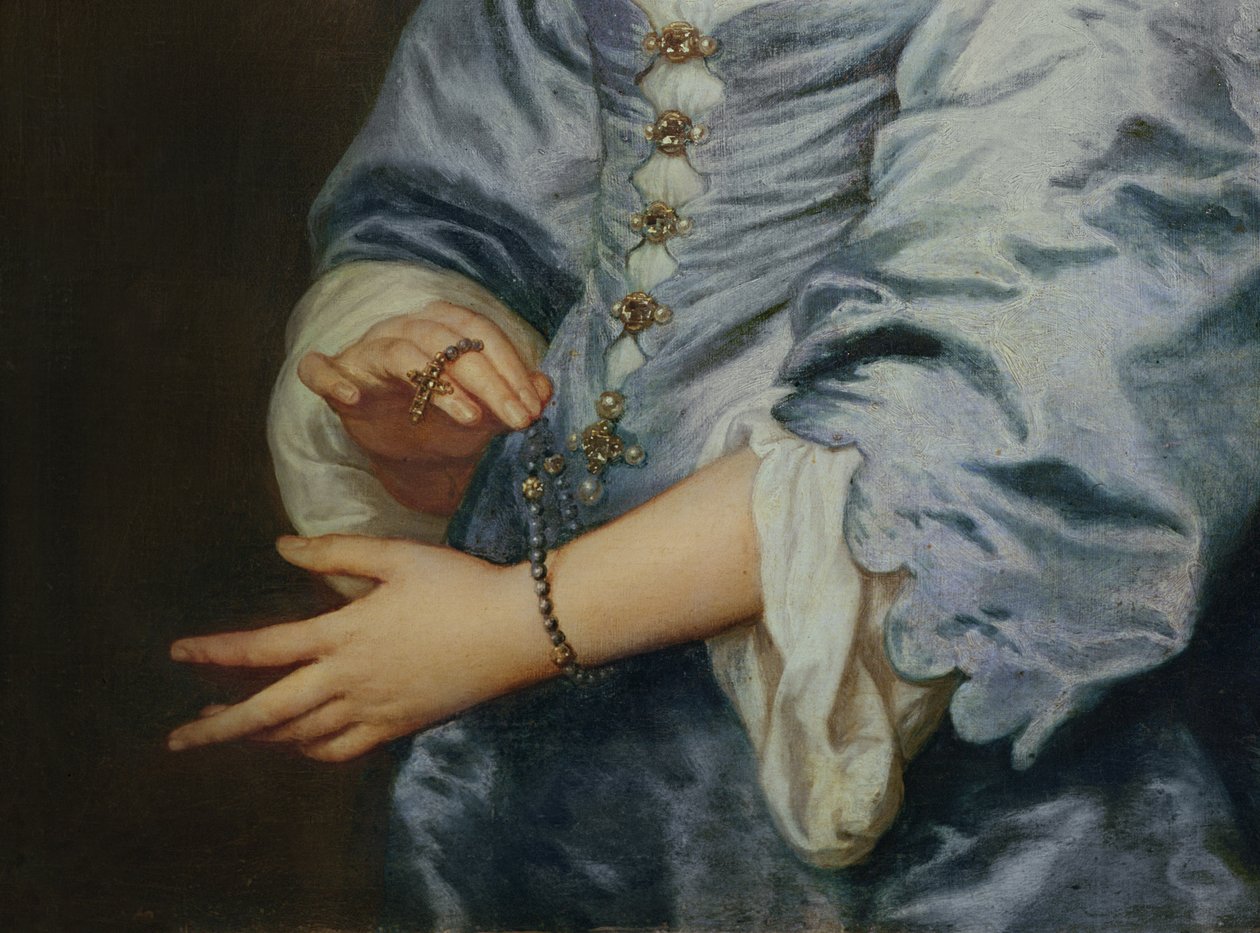Marie Ruthven，Lady van Dyck，c.1639 作者 安东尼·范·戴克