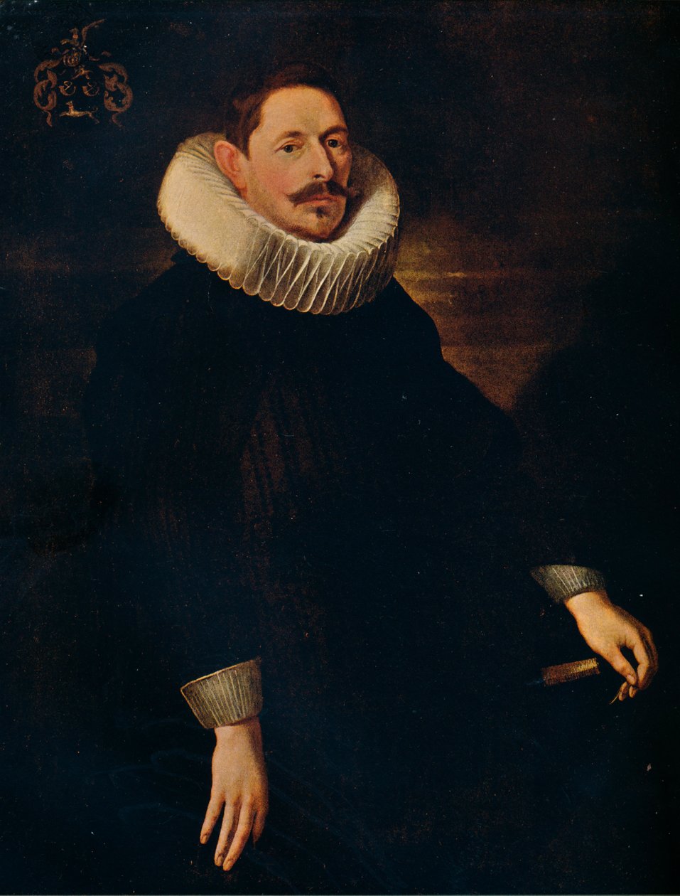 亚历山大·特里斯特（Alexander Triest）肖像，巴罗·达维海姆（Baro DAuweghem），c1630 作者 安东尼·范·戴克