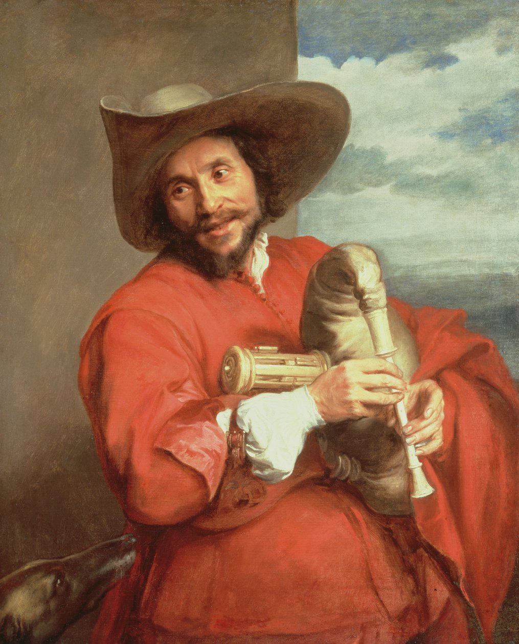 Francois Langlois（1589-1647）c.1637的肖像 作者 安东尼·范·戴克