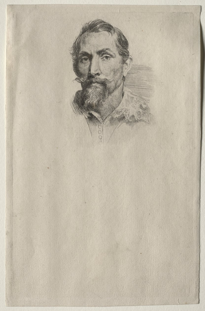Frans Snyders的肖像。 作者 安东尼·范·戴克