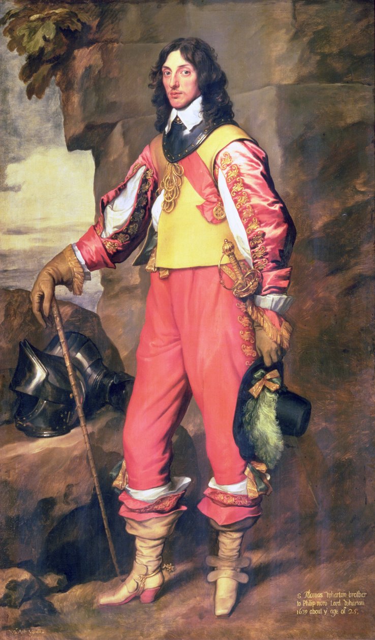 托马斯·沃顿爵士肖像（1648-1715） 作者 安东尼·范·戴克
