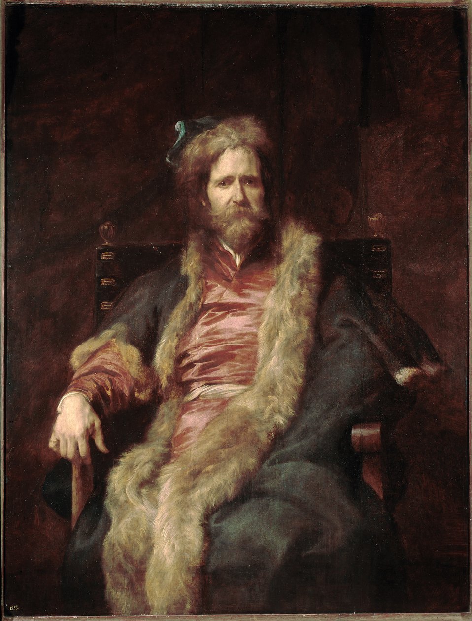 画家 Marten Rijkaert 的肖像，c.1631（木板油画） 作者 安东尼·范·戴克